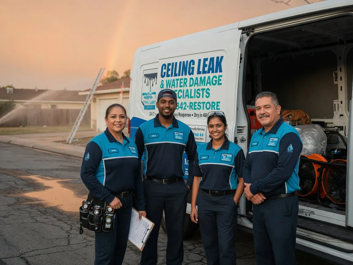 Ceiling Leak Cleanup company in Zamora, CA