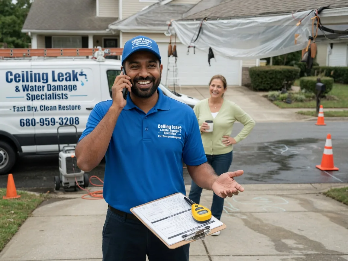 Ceiling Leak Cleanup Zamora, CA FAQs